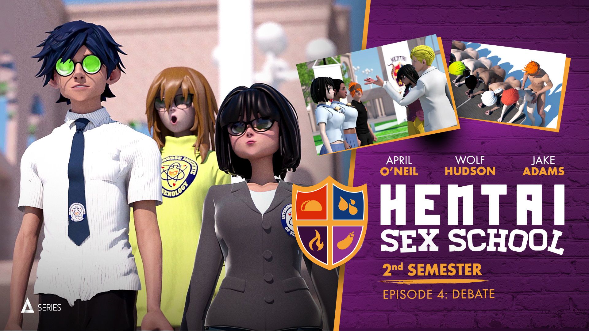 2Do Semestre Episodio 4: Debate – 2Nd Semester Episode 4: Debate – Hentai Sex School