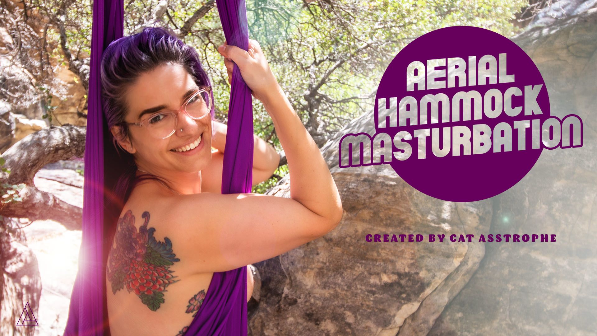 Masturbación En Una Hamaca Aérea – Aerial Hammock Masturbation – Model Time