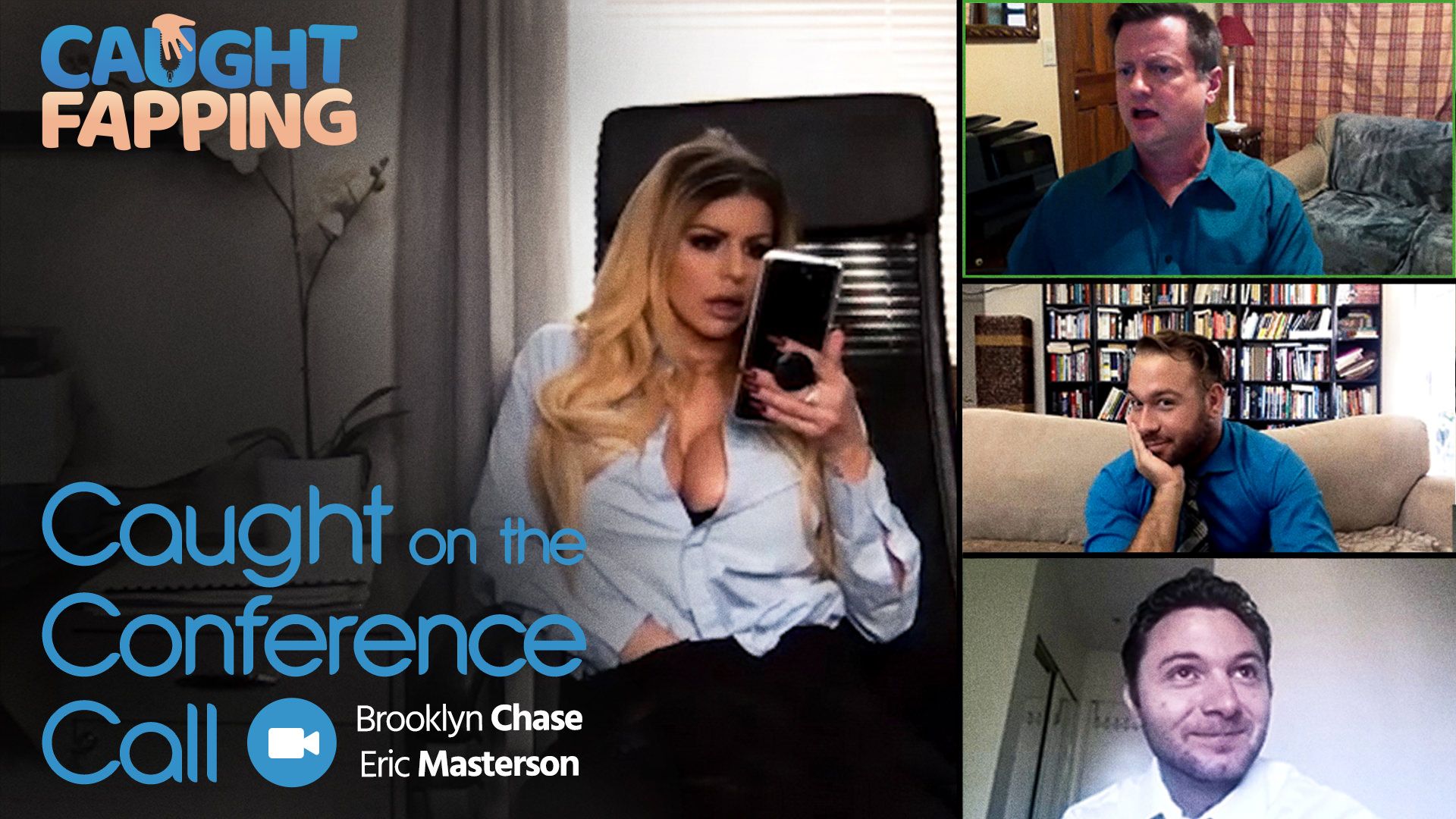 Atrapado En La Conferencia Telefónica – Caught On The Conference Call – Caught Fapping